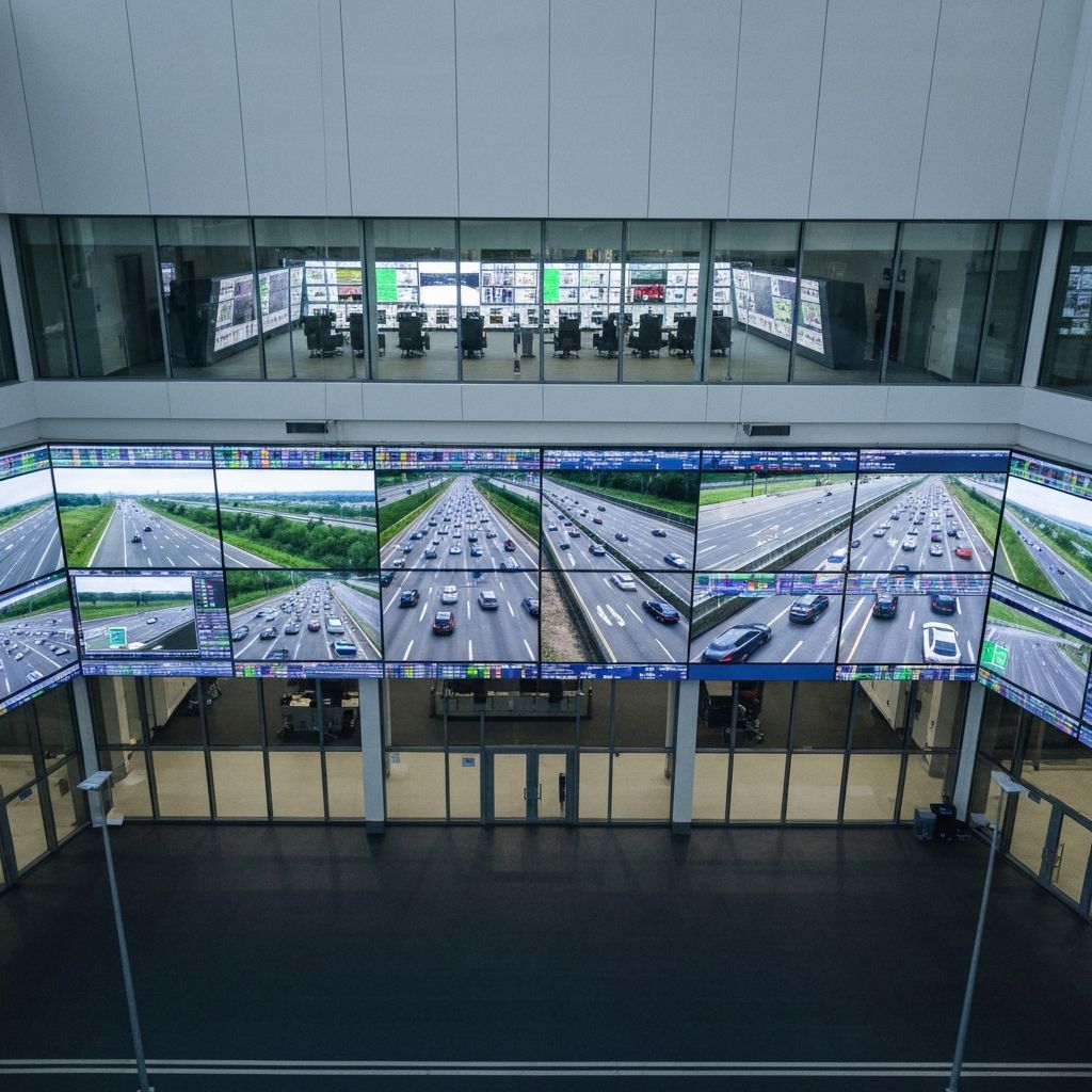 Highway traffic management center